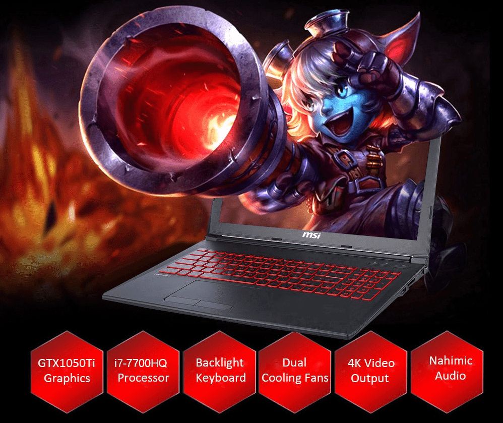 MSI GL62M 7REX - 1252 Gaming Laptop Deal [Coupon Code Inside]