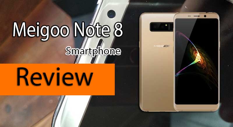 Revisão do Phablet 4G do Meigoo Note 8 - Câmera dupla, desbloqueio facial