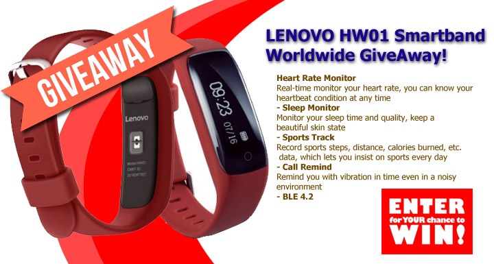 Oferta mundial de banda inteligente Lenovo HW01!