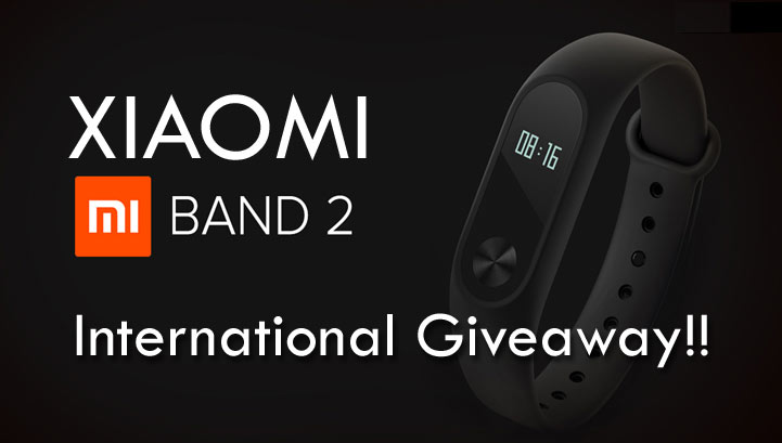 Xiaomi Mi Band 2 Sorteio internacional!