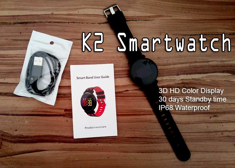 K2 Smartwatch - Smartwatch esportivo moderno e acessível