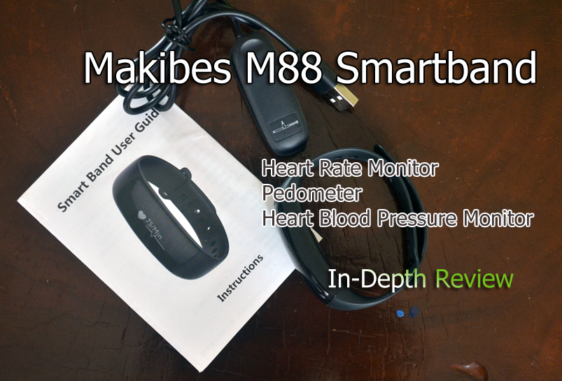 [Revisão] Makibes M88 Smartband - banda de fitness para monitor de pressão arterial
