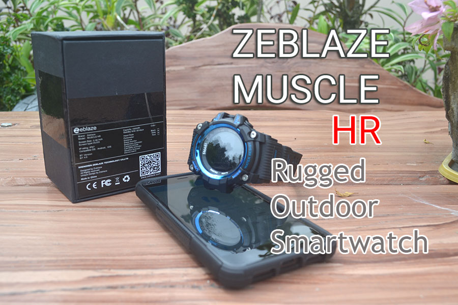 [Revisão] Zeblaze Muscle HR - Smartwatch robusto para ambientes externos com monitor de frequência cardíaca