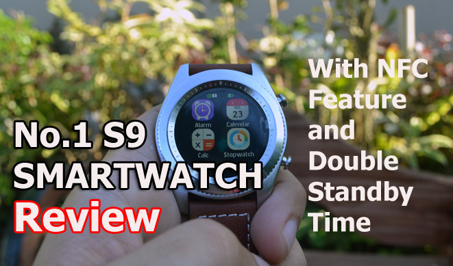 [Revisão] No.1 S9 Smartwatch com NFC - vai além do básico