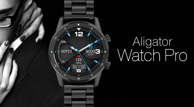 Aligator Watch Pro - Relógio inteligente elegante e elegante