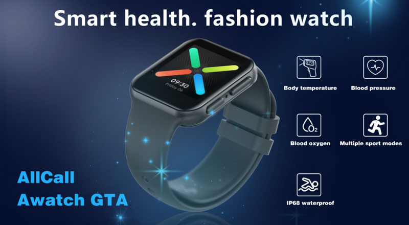 AllCall Watch GTA Smartwatch - Leve e moderno