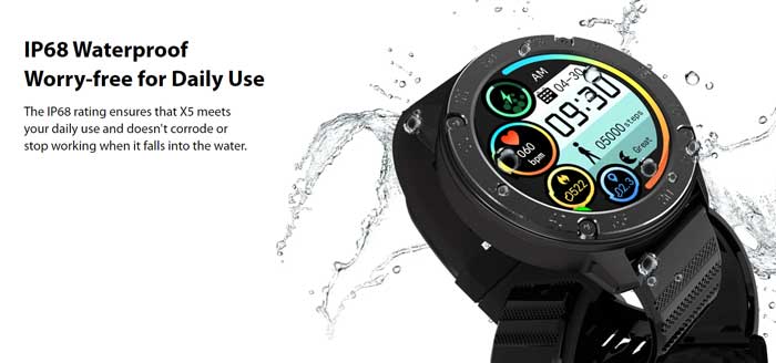 Blackview X5 Smartwatch - Durable Sporty Smartwatch