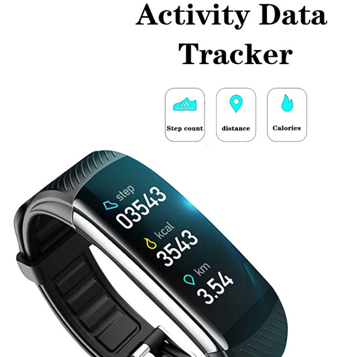 Blumelody Smartwatch / rastreador de fitness com termômetro