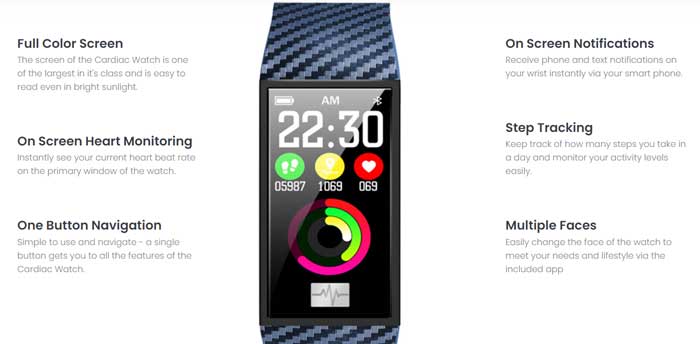 Cardiac-Smart-watch-features