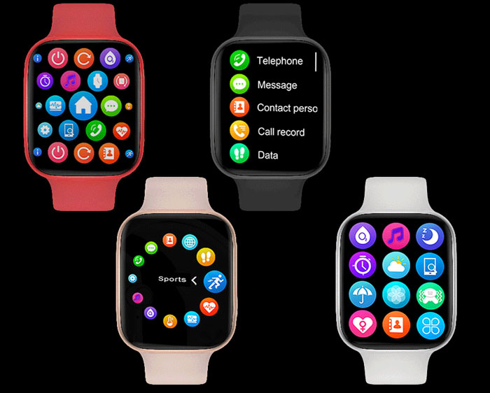 DW98 Smartwatch - Smartwatch de tela grande