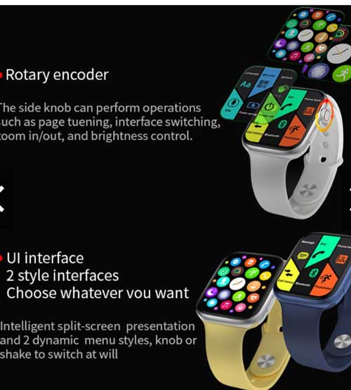 FK100 Smartwatch - equipado com carregamento sem fio