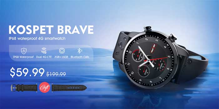 KOSPET BRAVE Smartwatch Spring Sale em Banggood.com