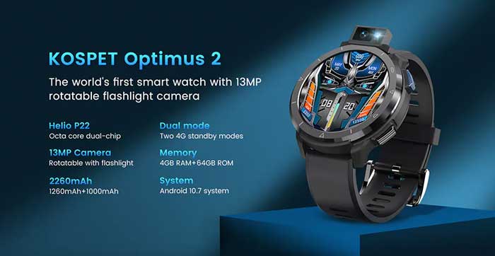 Kospet Optimus 2 Smartwatch - Revisão dos Recursos