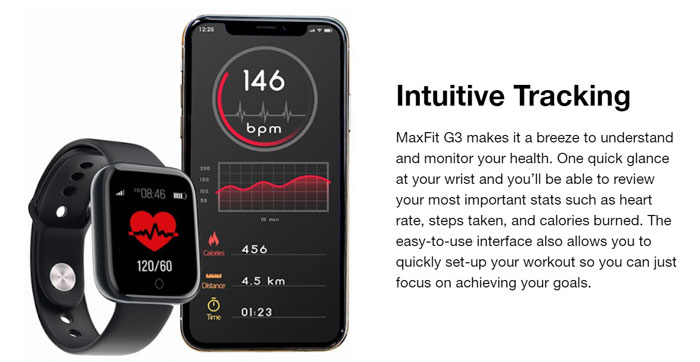 MaxFit G3 Smartwatch - Vamos dar uma olhada !!