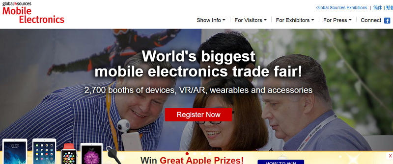Microwear estará ao vivo na Global Sources Electronics Exhibition 2017