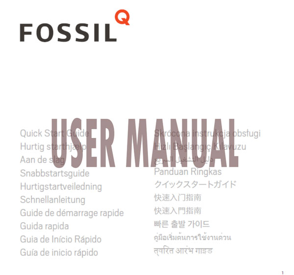 [PDF] Download do manual do usuário do Fossil Hybrid Smartwatch