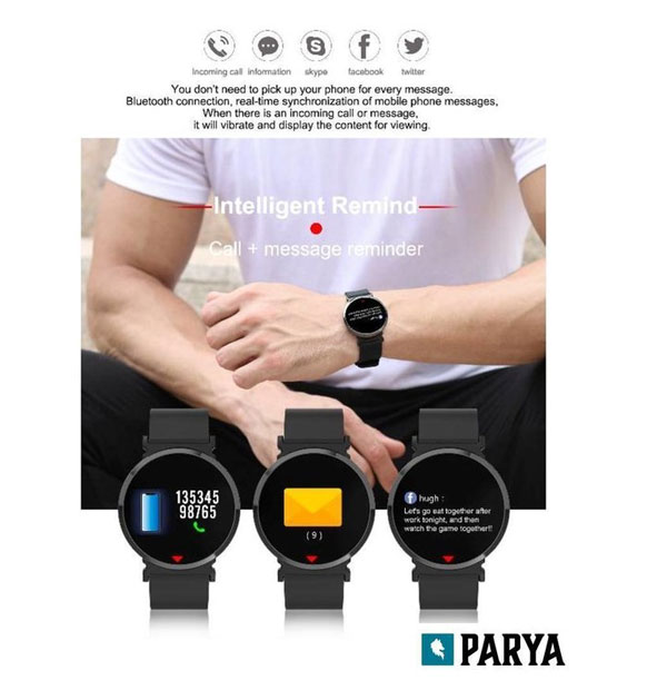 Modelo Parya Smartwatch PP69 - revisão dos recursos