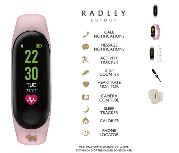 Radley London Fitness Tracker - Um wearable leve e elegante