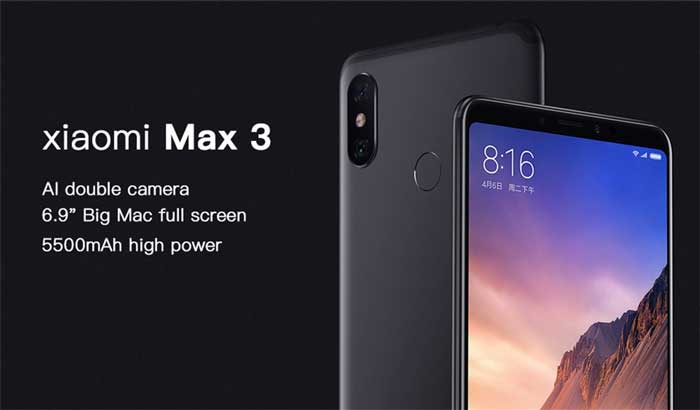 Xiaomi Mi Max 3 64 GB - Código do cupom