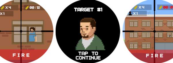 Aplicativo de jogo Snipe n Watch