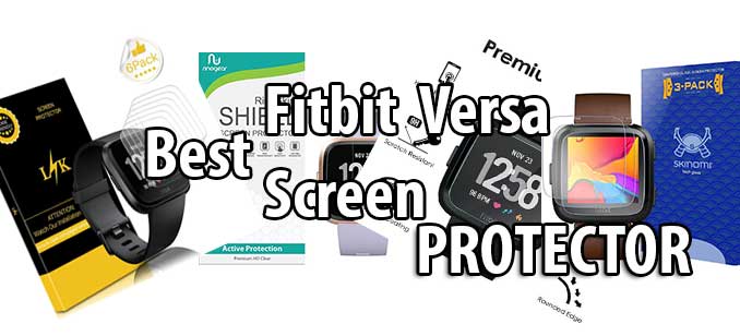 Melhor protetor de tela Fitbit Versa - vidro temperado e filme