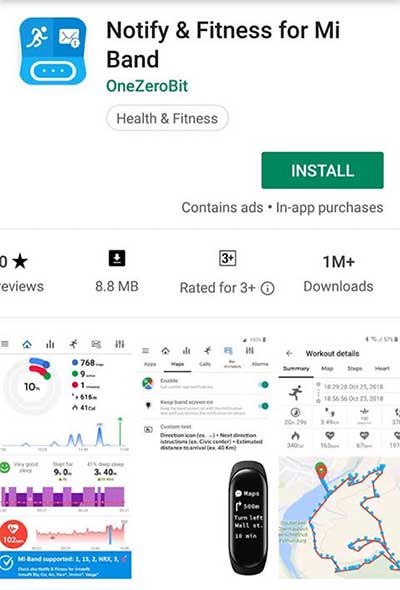 Baixar aplicativos para Xiaomi Mi Band 4