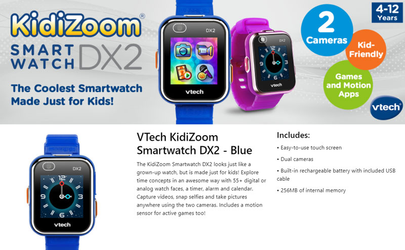 [Problemas e soluções] Smartwatch VTech KidiZoom DX2