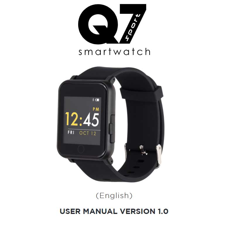 Manual do usuário do Q7 Sport Smartwatch