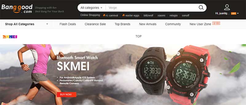 20% DE DESCONTO no relógio inteligente SKMEI em Banggood.com
