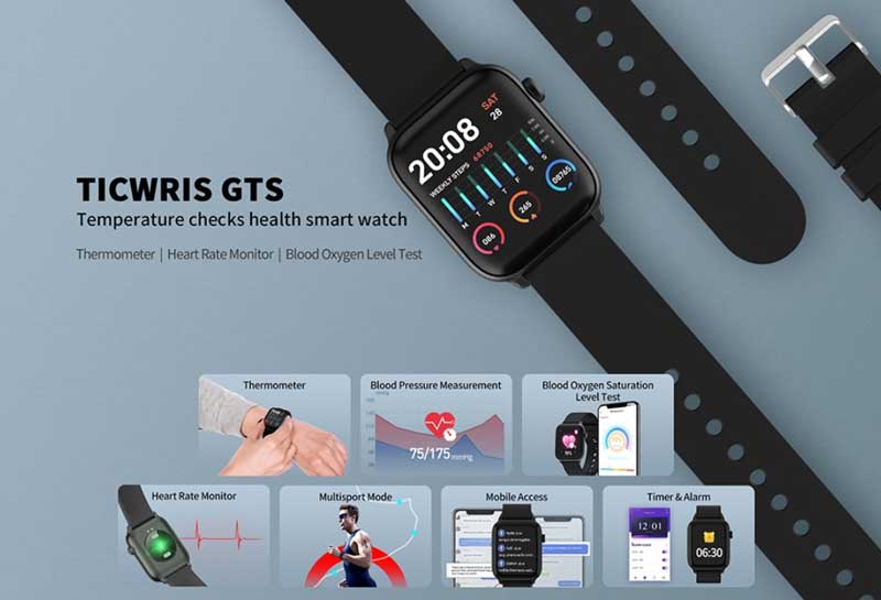 [NEGÓCIO] TICWRIS GTS Smartwatch custa apenas US $ 24,99