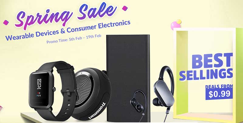 Geekbuying Spring Sale Festival - Dispositivos vestíveis à venda!