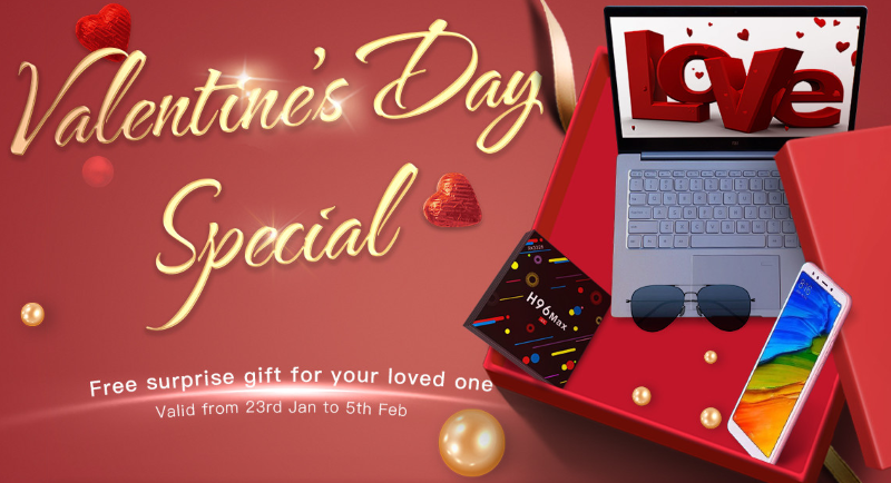 Obtenha ótimas ofertas com o Especial de Dia dos Namorados de Geekbuying.com!
