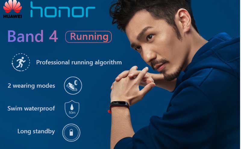 Huawei Honor Band 4 e código de cupom da versão em execução